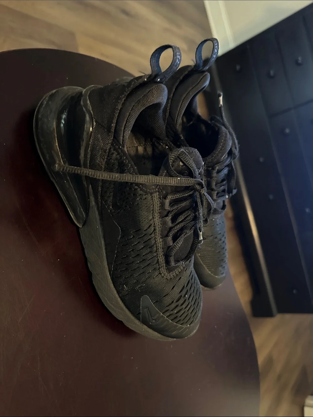 Nike Men's Black Breathable Mesh Sneakers